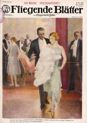"Ich habe den Vorzug, gnädiges Fräulein zu Tisch führen zu dürfen; ..."