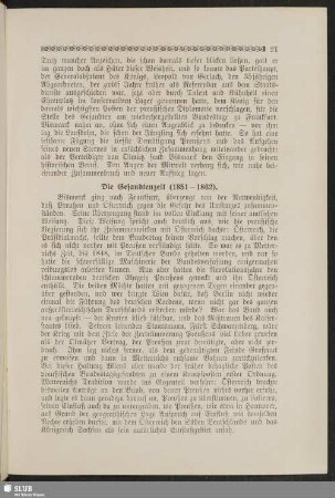 Die Gesandtenzeit (1851-1862)