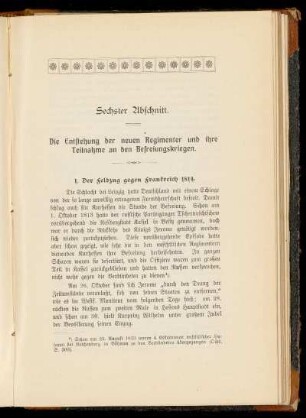1. Der Feldzug gegen Frankreich 1814.