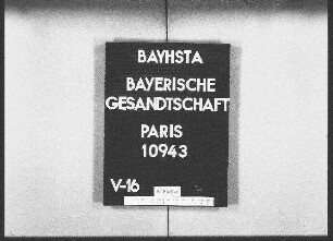 Klotz, Alfred, Dr. phil., in München, Entleihung von lateinischen Handschriften aus der Nationalbibliothek in Paris