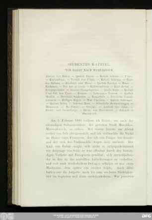 Siebentes Kapitel. Von Rabat Nach Marrakesch.