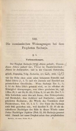 Die messianischen Weissagungen bei den großen und kleinen Propheten des A. T. : Einleitung, Grundtext und Übersetzung nebst einem philogisch-kritischen und historischen Commentar, 4,2. Den Commentar über die messianischen Weissagungen der Propheten Sacharja und Malachi enthaltend