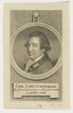 Bildnis des Carl Lord Cornwallis