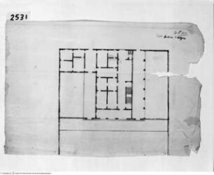 Barbiano (vicino Bologna), Villa Guastavillani, Kasin0, Grundriss des Erdgeschosses
