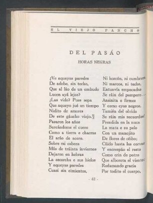 Del pasáo : Horas negras