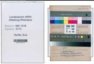 Entnazifizierung Eva Horlitz , geb. 07.10.1894 (Haendlerin)