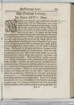 Am Sontage Laetare
