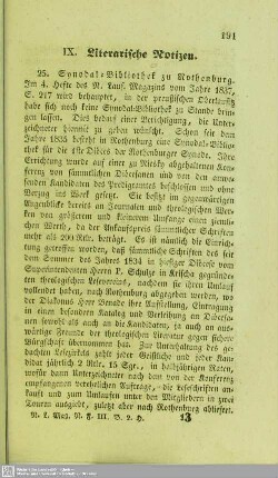 Literarische Notizen