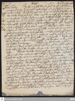 Brief von Justus Samuel Scharschmidt an August Hermann Francke.
