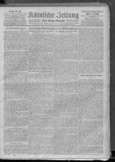 Kölnische Zeitung. 1803-1945