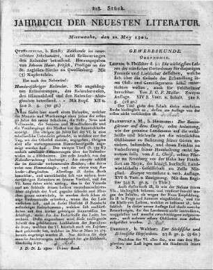 Dresden, b. Walther: Der Sächsische und Böhmische Hopfenbau. 83 S. gr. 8.