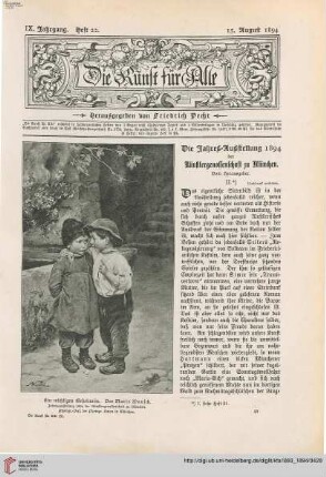 Heft 22 (15. August 1894)