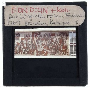 Dresden, Kulturpalast, Der Weg der roten Fahne