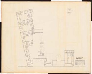 Reichsluftfahrtministerium, Berlin (Vorgängerbauten): ehemaliges Kriegsministerium: Gesamtkomplex: Grundriss 3. OG 1:250