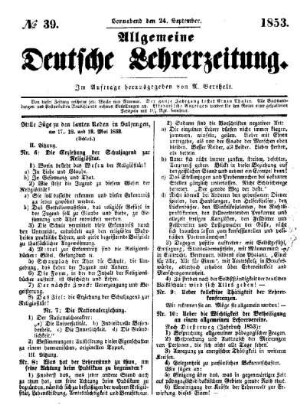 Stille Züge zu den lauten Reden in Salzungen, am 17., 18. und 19. Mai 1853 : (Schluß)