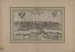 Ansicht von Görlitz, Kupferstich, 1576