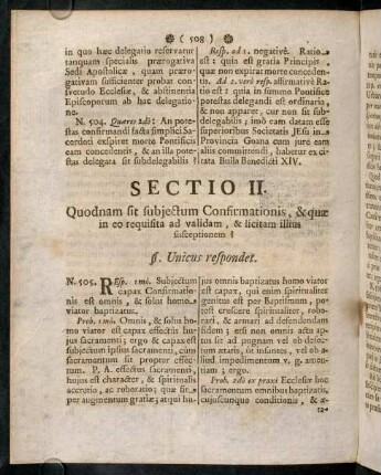 508-511, Sectio II.