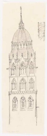 Unzugeordnete Kirchen-Projekte (Skizzen): Kirchturm
