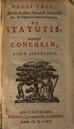 De statutis eorumque Concursu : liber singularis