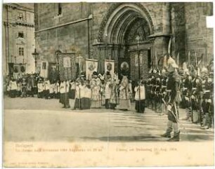 Budapest. Umzug am Stefanstag 20. August 1904