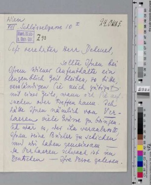 Brief an Richard Dehmel