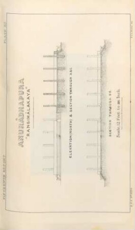 Plate XII. Anurádhapura. "Ransimálakaya"