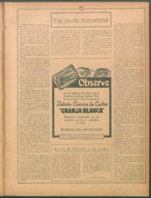 Carta de Carlyle a su madre