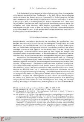 II.2.2 Kirchliche Positionen zum duellum