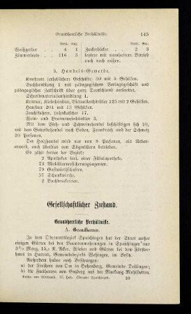 145-159, Gesellschaftlicher Zustand