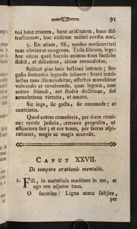 91-105, Caput XXVII. - Caput XXX.