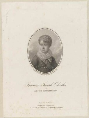 Bildnis des Francois Joseph Charles de Reichstadt