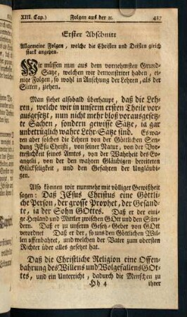 487-501, Erster Abschnitt - Sechster Abschnitt