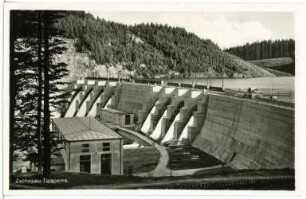 Kriebstein. Talsperre, Sperrmauer
