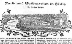 Görlitz. Park- und Wasserpartien in Görlitz. II. An den Bleichen, aus: Neuer Görlitzer Anzeiger vom 17.7.1904
