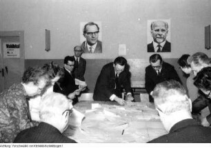 Kommunalwahl, Stimmenauszählung, 22. März 1970