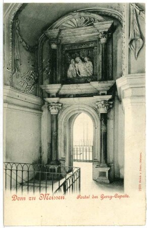 Meißen. Dom,Portal d.Georg-Kapelle
