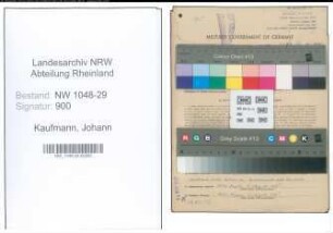 Entnazifizierung Johann Kaufmann , geb. 01.01.1903 (Beamter)