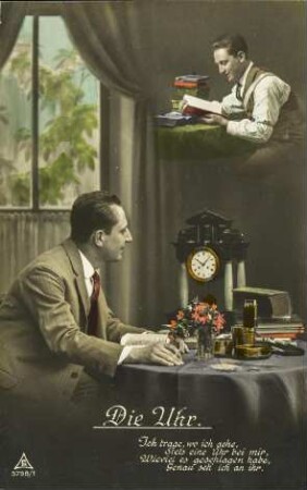 Die Uhr. - Ich trage, wo ich gehe [...]