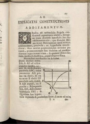Ad Explicatas Constructiones Additamentum.