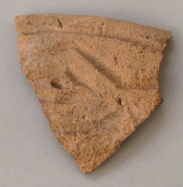 Fragment of a clay vessel