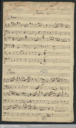 14 Keyboard pieces - Mus.3136-T-1,2 : keyb