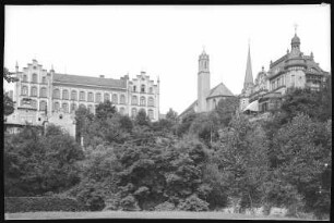 Löbau. Bürgerschule und Wendische Kirche