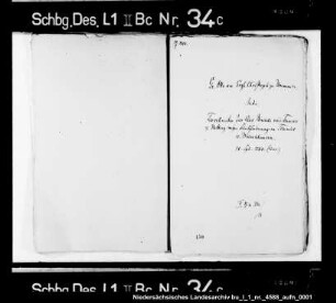 Schuldforderung des Clas Busche und Tönnies von Wettberg an Tönnies von Münchhausen
