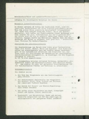 Lehrgang 03: Grundlegende Werkzeuge des Malers