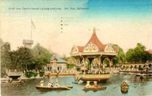 Gruß vom Charlottenhof Leipzig-Lindenau : Inh.: Rob. Gullmann