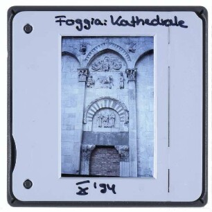 Foggia, Kathedrale : Portal Nordflanke