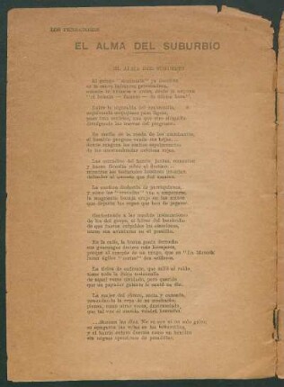 El alma del suburbio