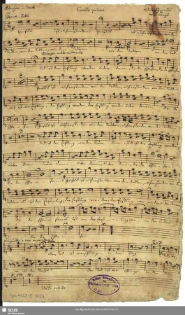 Christus ist auferstanden von den Toten - Mus.4268-E-502a : V (4), Coro, orch