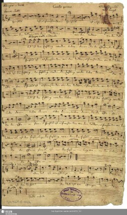 Christus ist auferstanden von den Toten - Mus.4268-E-502a : V (4), Coro, orch