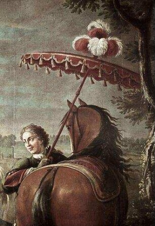 Reiterbildnis der Elisabeth Charlotte Prinzessin von Orléans, Herzogin von Lothringen